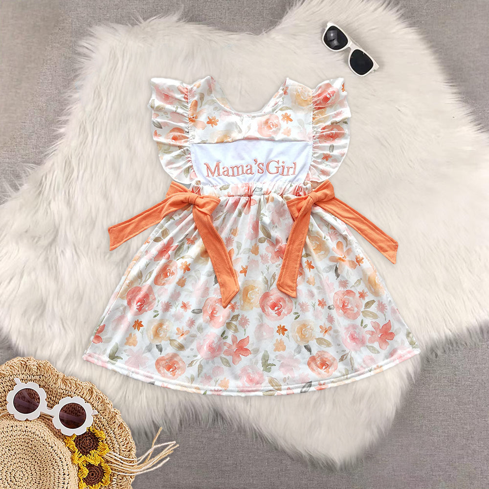 RTS Boys and girls Embroidered Short Sleeve Shorts sets dress rompers