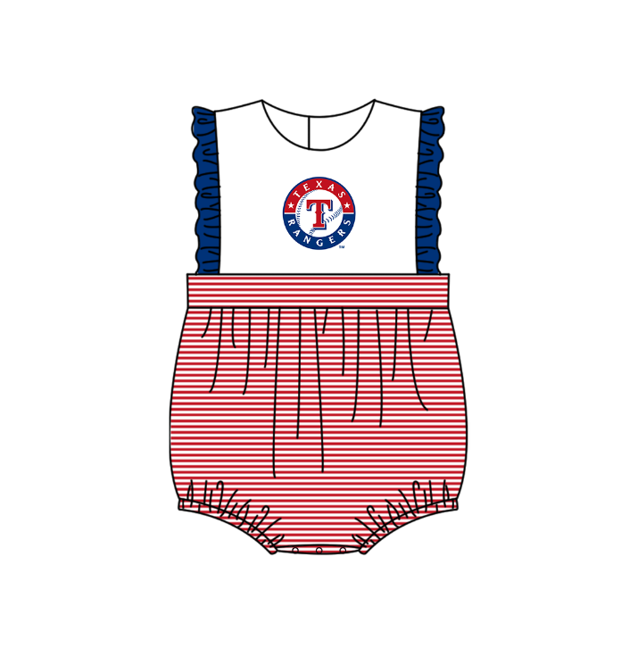 Custom moq 5 mix size milk silk summer teams Baby Boys And Girls Red Short-Sleeved Shirt And Shorts Set Matching Striped Rompers Outfit Set
