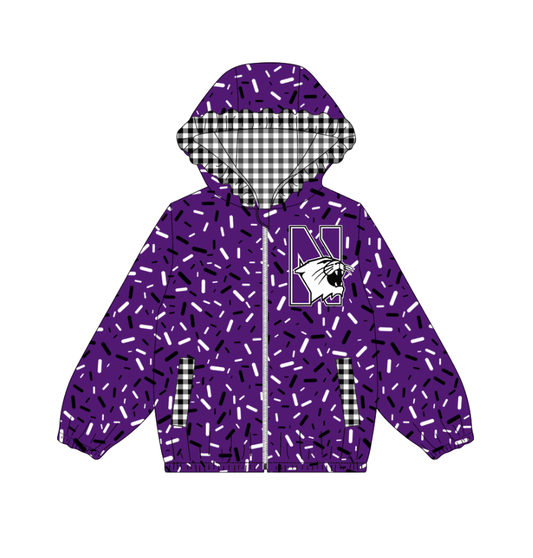 10.3-5-Custom moq 8 mix size milk silk summer team baby girls clothes purple hooded long sleeve top-25.10.9