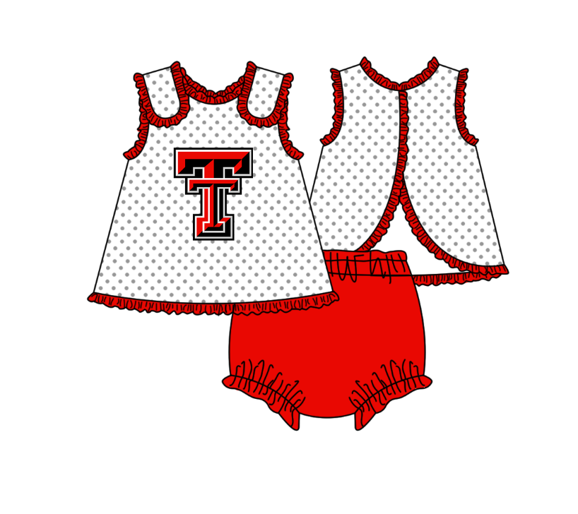 Custom moq 5 mix size milk silk summer teams Red Polka Dot Baby Romper Set Short-Sleeved Thong Dress for Girls And Short-Sleeved Shorts for Boys Cute Baby Outfit Combination