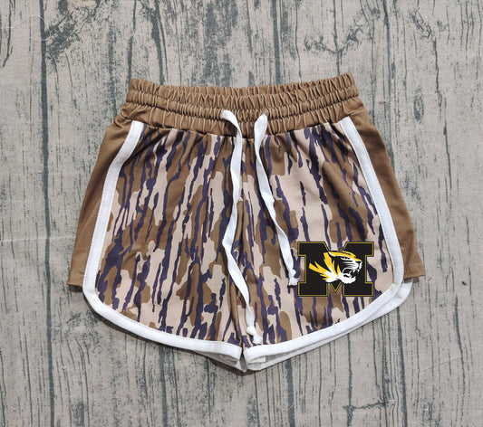 Custom moq 5 mix size milk silk baby kids clothes team camouflage summer shorts-25.11.20