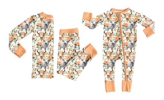 25.7.26 custom each style moq 5eta 4-6week Sibling Sister alpine floral baby girl long sleeve pants sets and rompers match family design