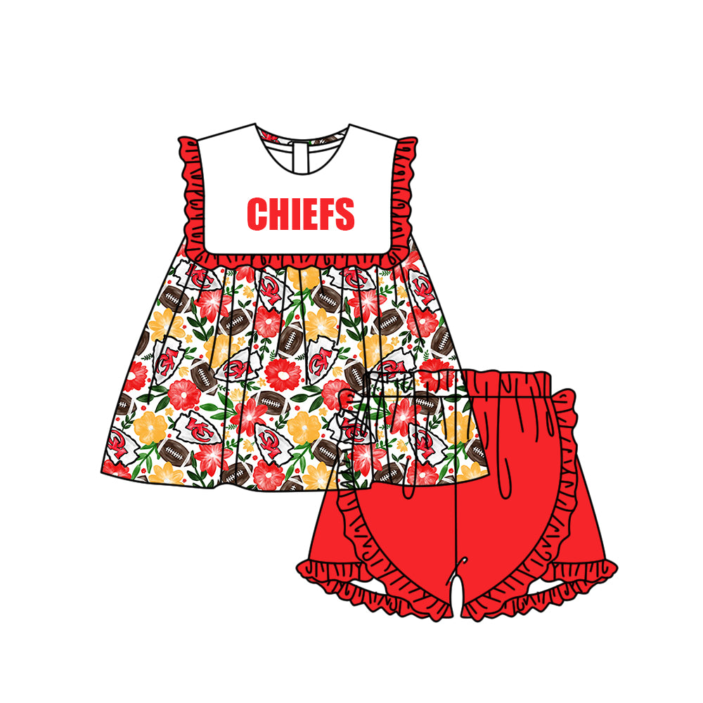 Custom moq 5 mix size milk silk summer teams Baby Girl Red Sleeveless Top And Shorts Set Sleeveless Skirt Set Yoga Dress Romper