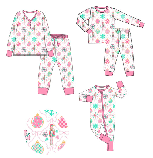25.9.11 custom each style moq 5eta 4-6week Sibling Sister Christmas baby long sleeve pants sets and romper and adult set match design