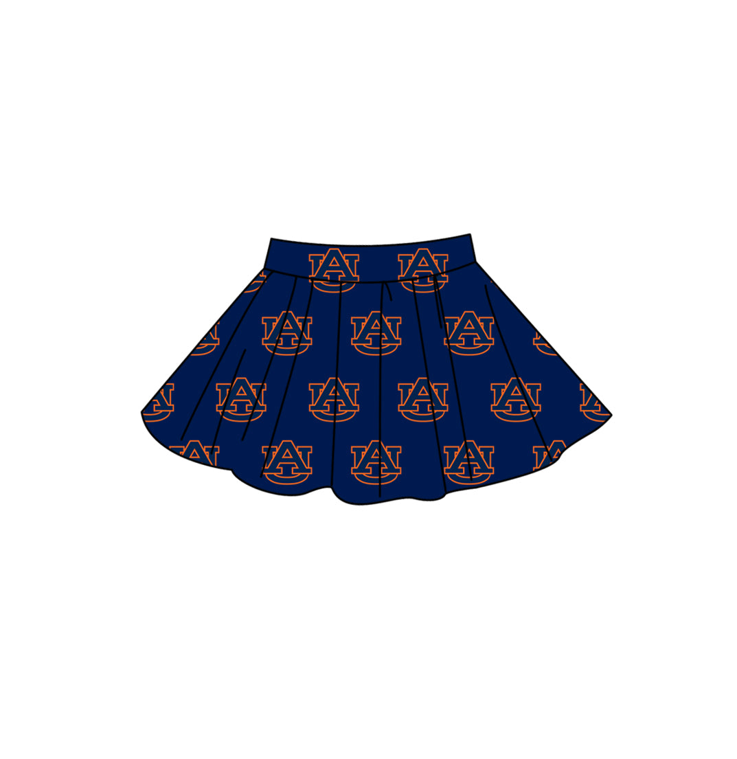 Custom moq 5 mix size summer teams Adult Women Solid Color Casual Summer Team Skirt Outfit