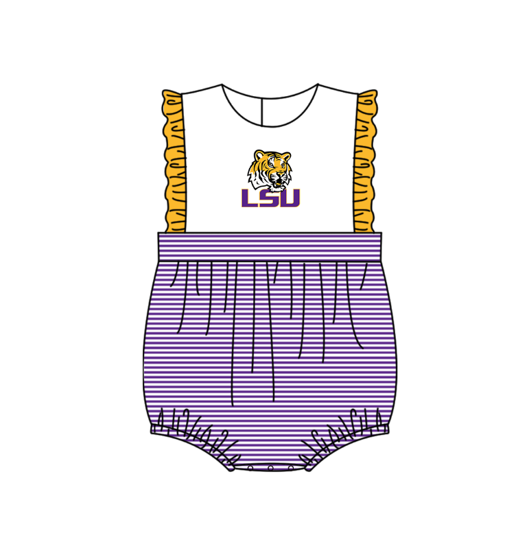 Custom moq 5 mix size milk silk summer teams Baby Boys And Girls Dark purple Short-Sleeved Shirt And Shorts Set Matching Striped Rompers Outfit Set