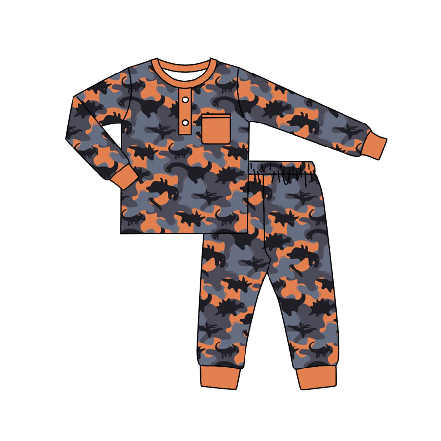 7.8 custom each style moq 5eta 4-6week Sibling Sister camouflage baby boys sets and rompers match family design