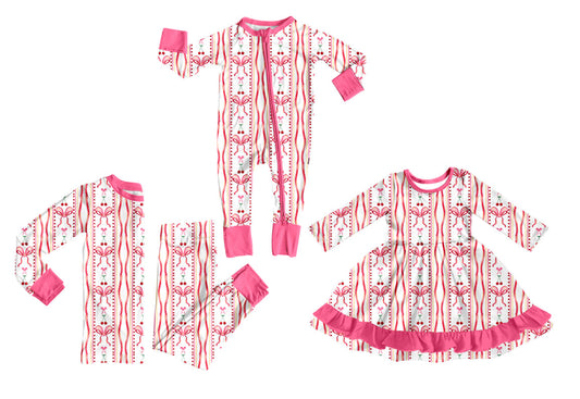 25.10.16 custom each style moq 5 eta 6-8week Sibling Sisters bow baby girl long sleeve pants sets and dress and rompers match family design