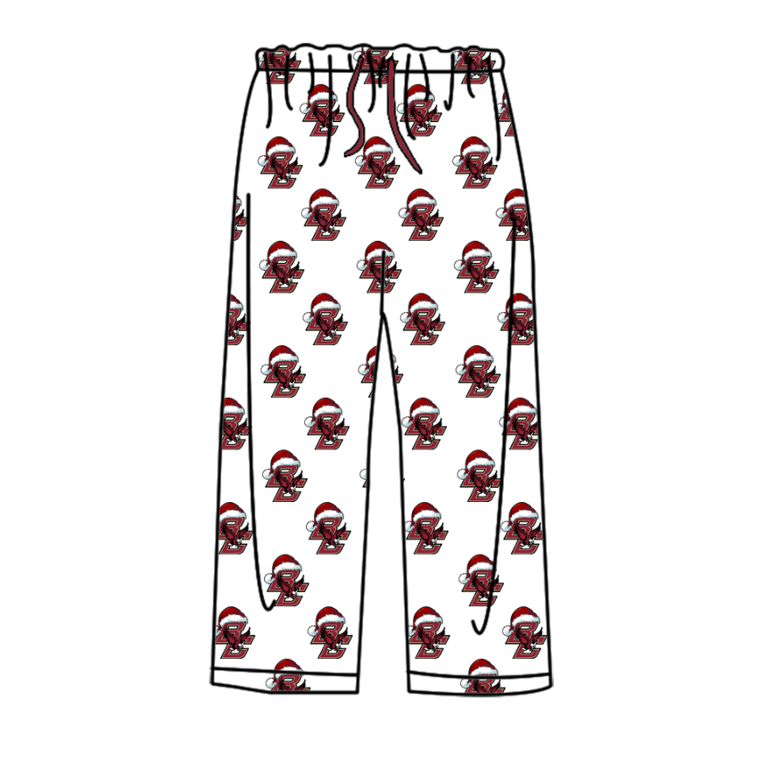 custom moq 3 eta 6-8weeks White red color  adult trousers team