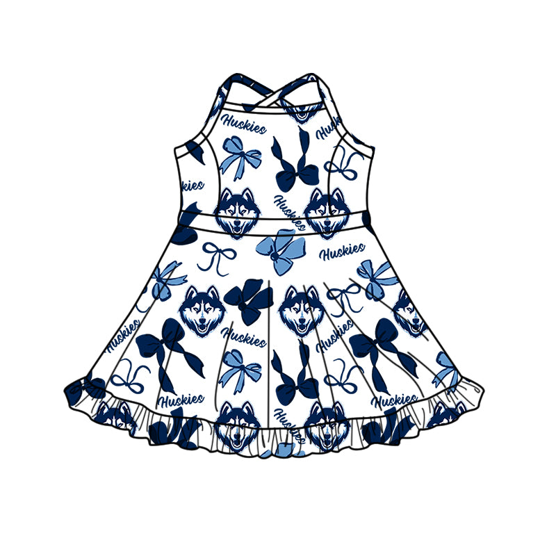 Custom moq 5 mix size milk silk summer teams baby girls clothes bow blue hooded long sleeve pants sets and boy sets and dress and hooded top and pant-25.8.16