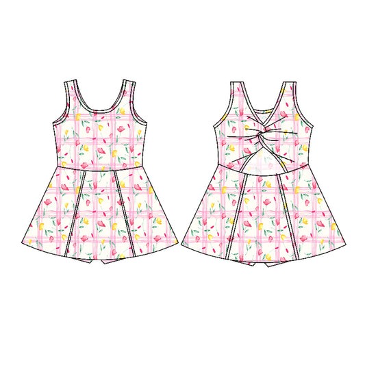 25.6.27 custom each style moq 5eta 4-6week Sibling Sister baby girl long sleeve dress 1 and dress 2 match design