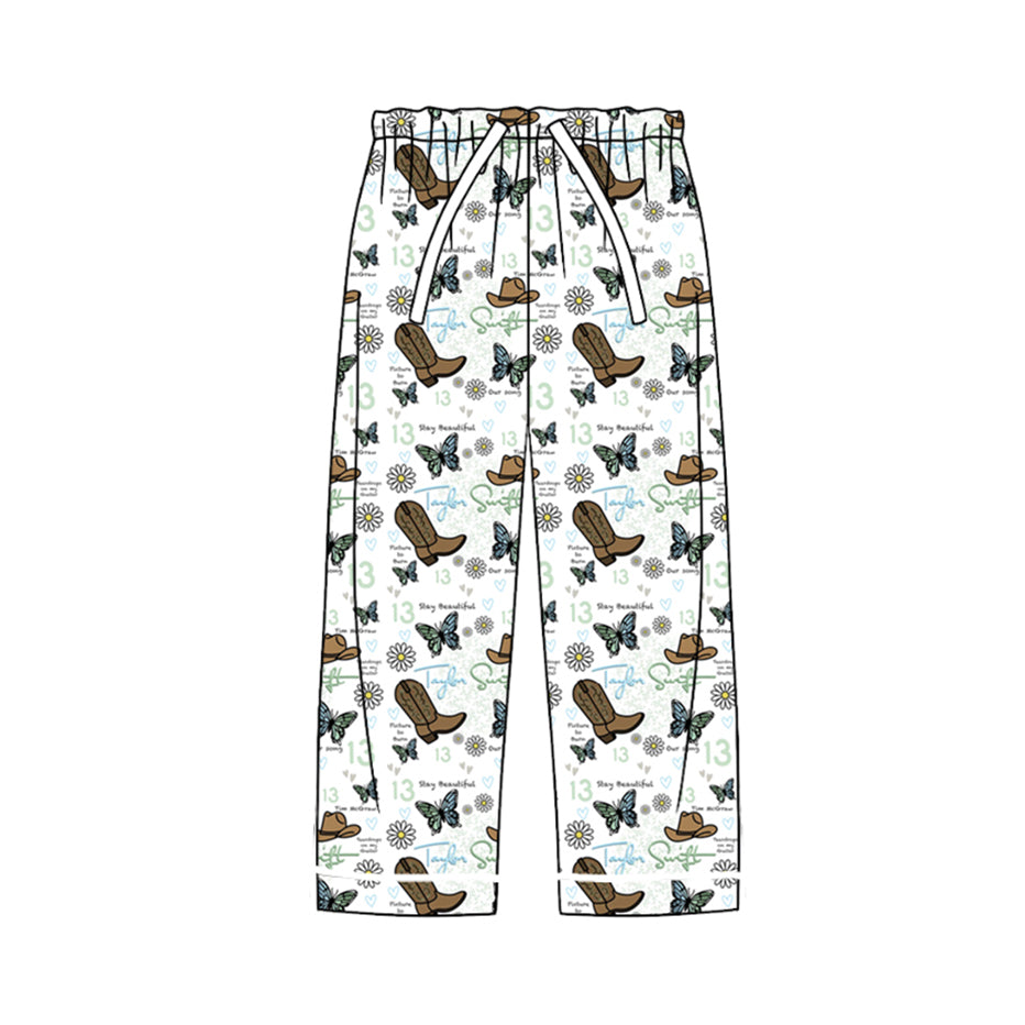 7.13 custom each style moq 5eta 4-6week adult clothes boots butterfly adult man pants