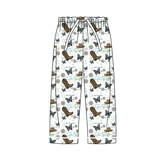 7.13 custom each style moq 5eta 4-6week adult clothes boots butterfly adult man pants