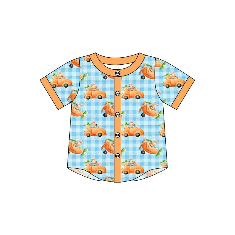 10.10 custom each style moq 5 eta 4-6week baby girls clothes easter short sleeve top