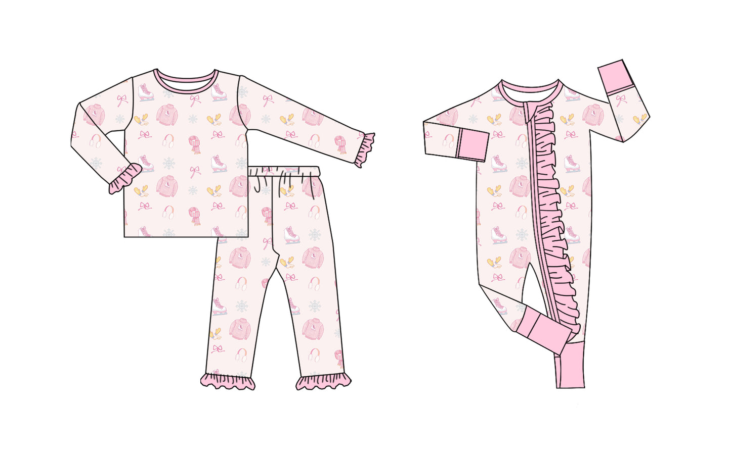 25.7.29 custom each style moq 5eta 4-6week Sibling Sister bow baby girl long sleeve pants sets and rompers match family design