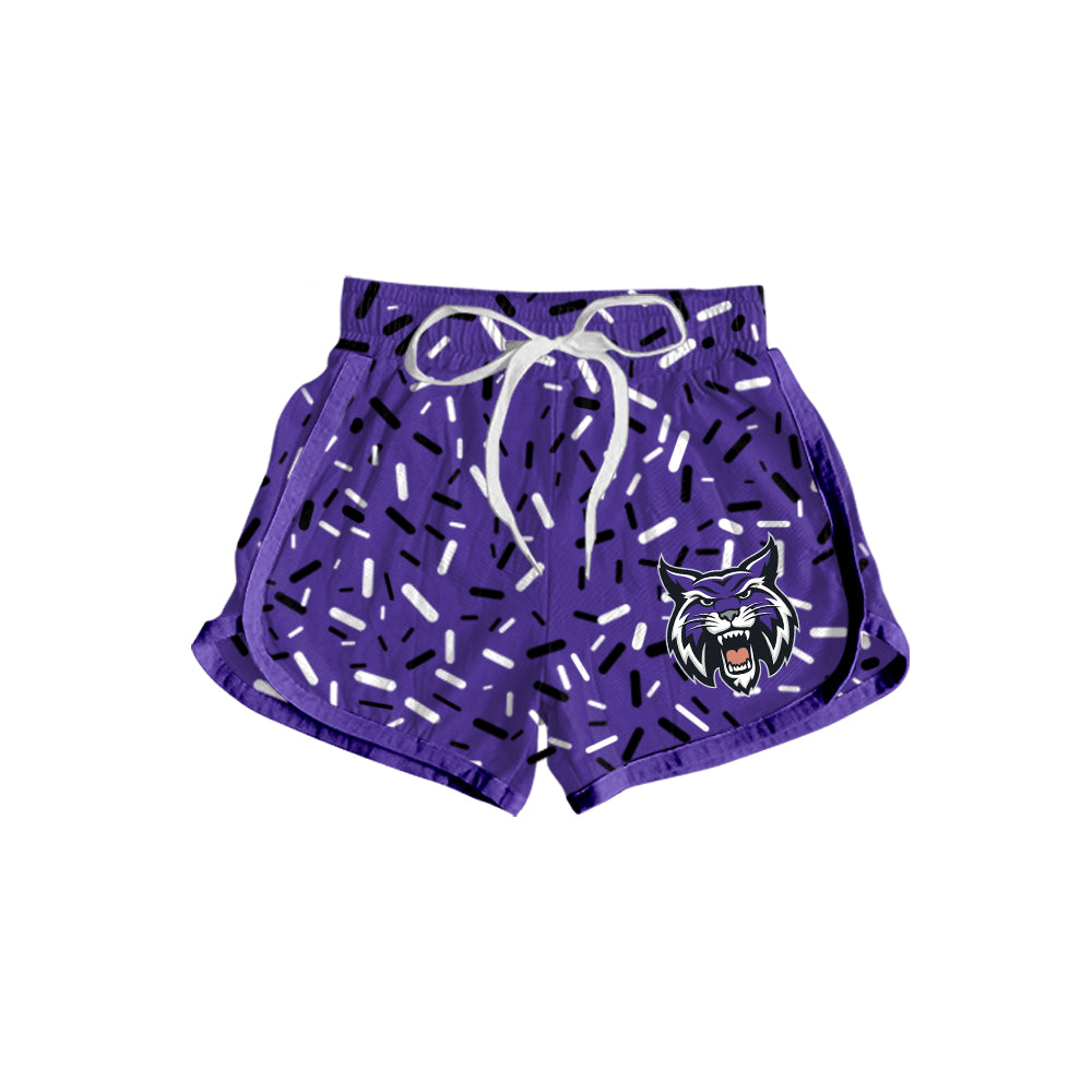 Custom moq 5 mix size milk silk baby girls clothes team purple hooded long sleeve tops and skirt and dress and shorts 1 and shorts 2-25.7.4