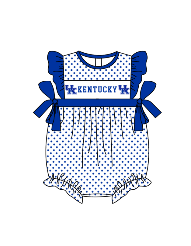 Custom moq 5 mix size milk silk summer teams Boys Short Sleeve Top Blue Striped Shorts Set With Matching Romper Girls Flutter Sleeve Polka Dot Dress Romper