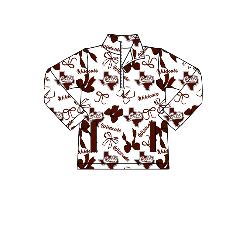 Custom moq 5 mix size milk silk summer teams baby girls clothes bow brick red hooded long sleeve pants sets and dress and top and hooded top and pant-25.8.12