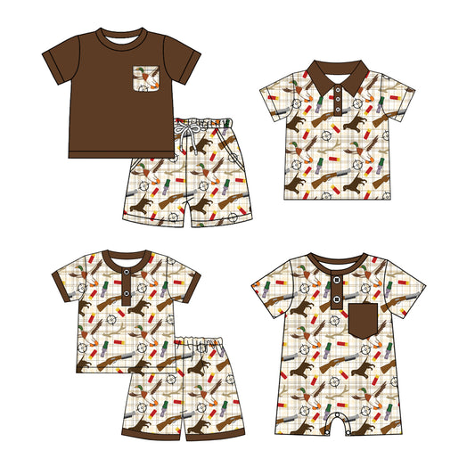 12.23 custom each style moq 5eta 4-6week Sibling Sister dog baby girl sets 1 and sets 2 and boy rompers and top match family design
