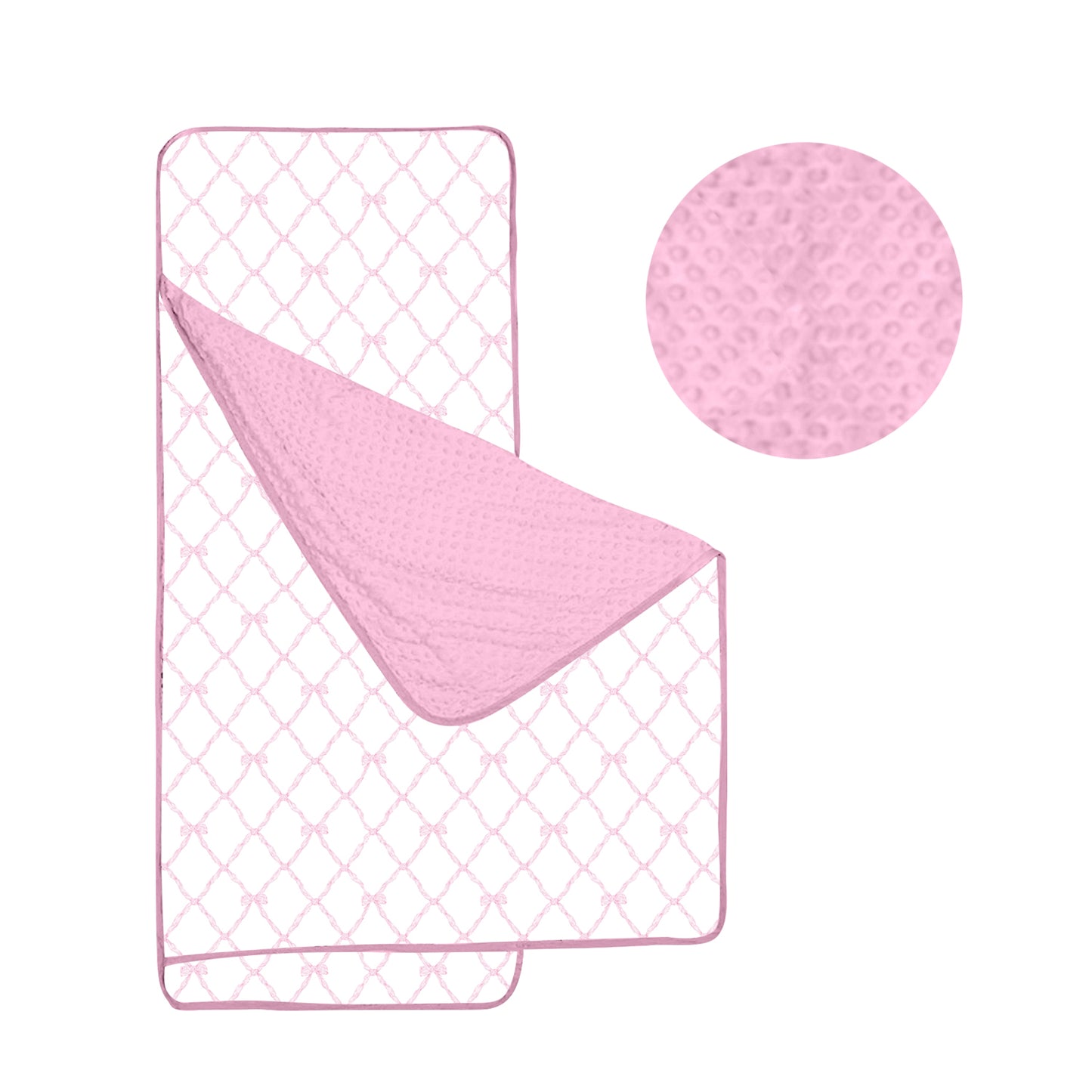 7.16 custom each style moq 5 eta 4-6week baby Sheets and blankets bow pink Sheets and blankets design