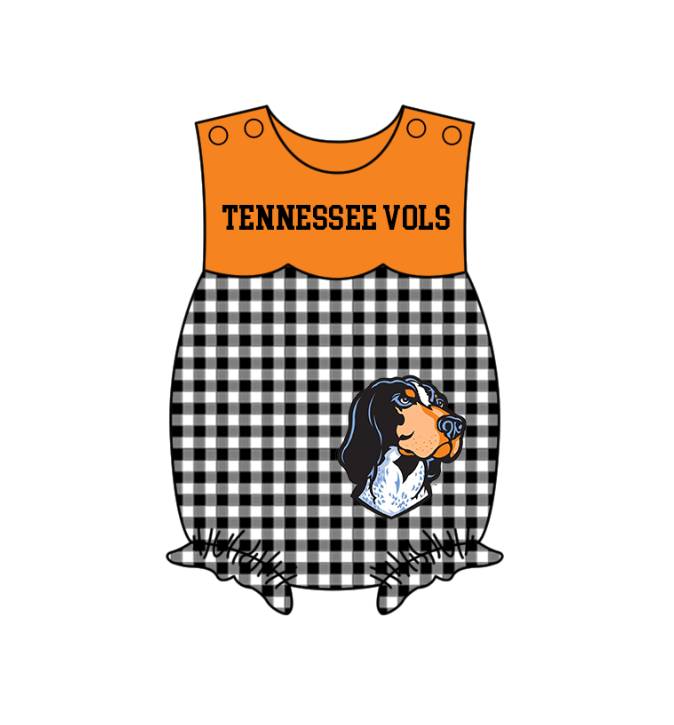 Custom moq 5 mix size milk silk summer teams baby girl boys clothes Orange Black and white checkered short sleeve shorts sets 3 and dress and rompers 2 series