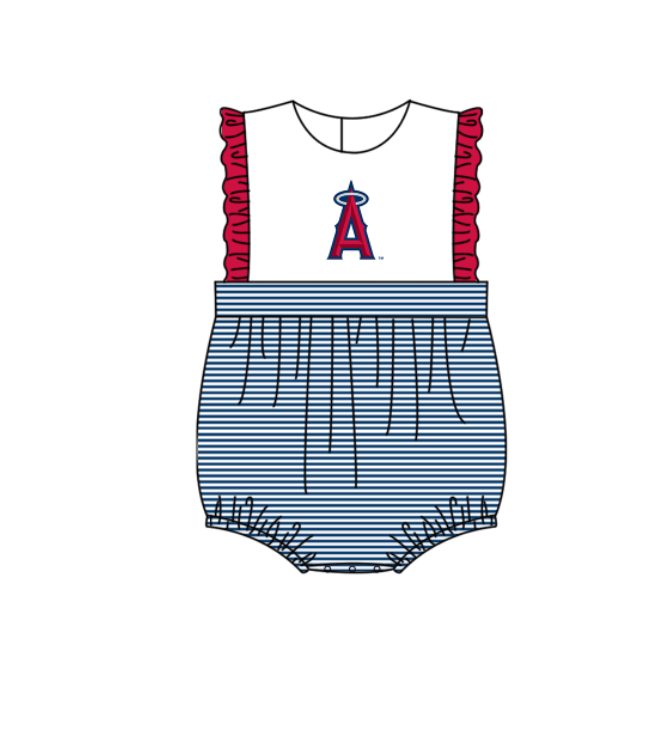 Custom moq 5 mix size milk silk summer teams Baby Boys And Girls Navy Blue Short-Sleeved Shirt And Shorts Set Matching Striped Rompers Outfit Set