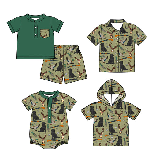 26.1.19 custom each style moq 5 eta 6-8 week Sibling Sister duck puppy baby boy short sleeve shorts sets and top 2 and romper match family design