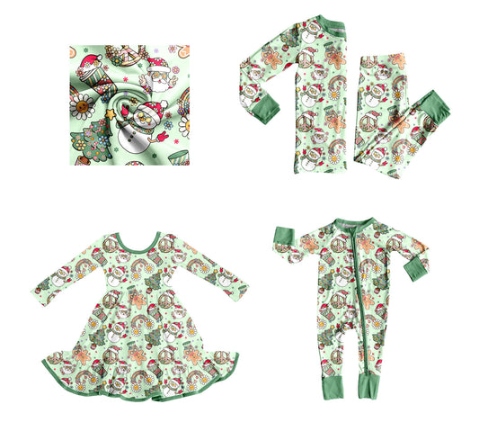 25.8.16 custom each style moq 5eta 4-6week Sibling Sisters Christmas baby girl long sleeve pants sets and dress and rompers match family design