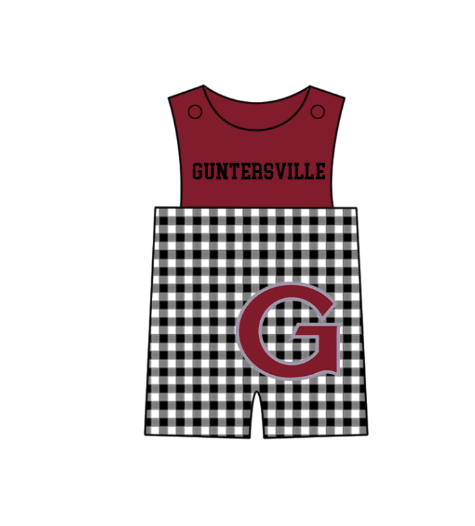 Custom moq 5 mix size milk silk summer teams baby girl boys clothes Red Black and white checkered short sleeve shorts sets 3 and dress and rompers 2 series