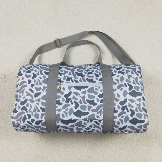 Best Sell RTS Young Adult Grey Camouflage Tree Branches Gym Bag Durable Sports Travel Duffel for Fitness Enthusiasts