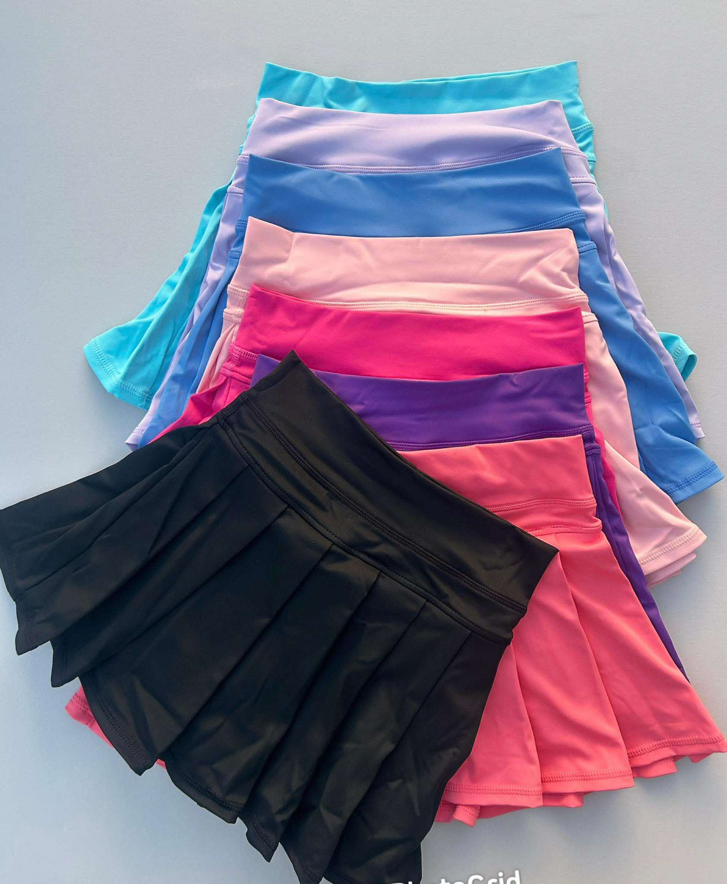 RTS Sibling baby girls clothes yoga solid color summer shorts skirts