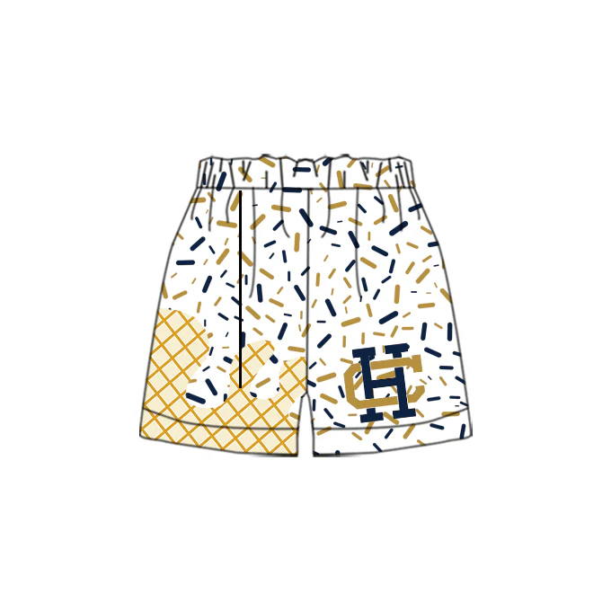 custom moq 3 eta 6-8weeks baby boys clothes team colors summer shorts