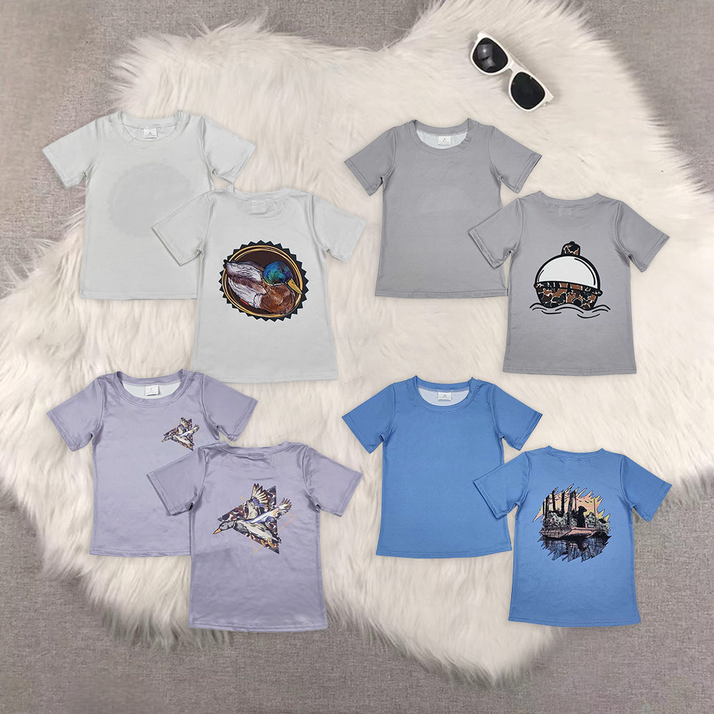 RTS NO MOQ Baby Boys Clothes Short Sleeve tops