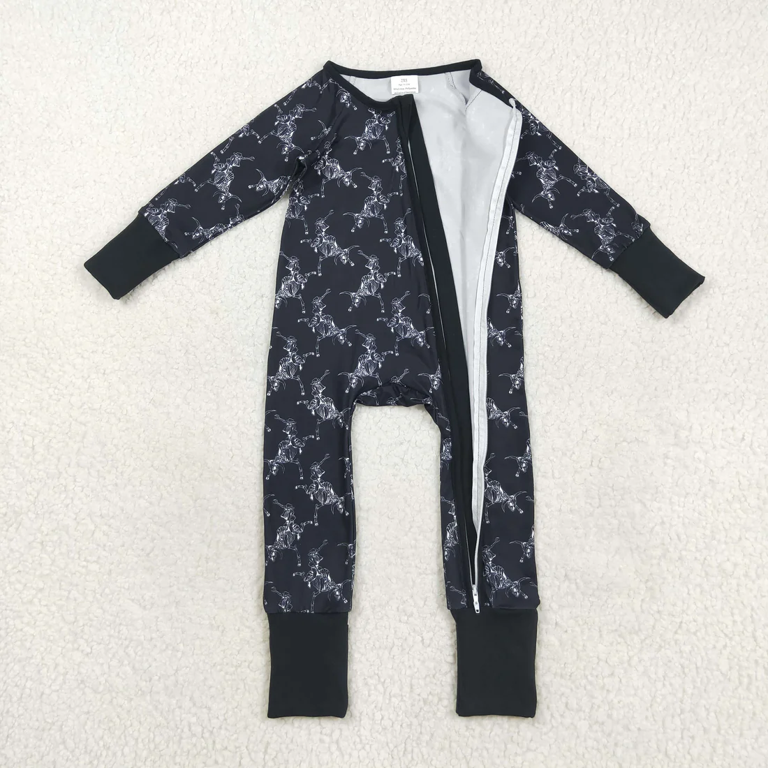 RTS NO MOQ Sibling Baby boy girls clothes western boots long-sleeve rompers