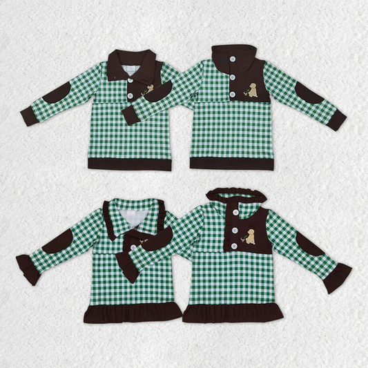RTS NO MOQ Baby kid Puppy Duck pullover long sleeve top