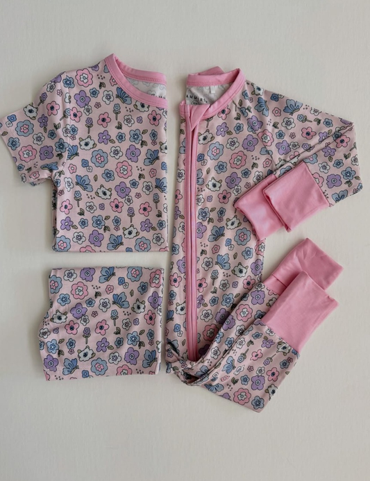 Custom moq 5 each style eta 6-7weeks baby girl clothes floral short sleeve pants sets and romper-25.8.9