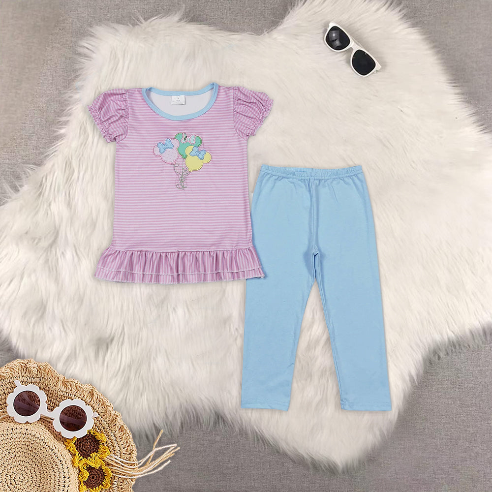 RTS NO MOQ baby girls clothes Dream Short Sleeve Suit & Dress & Top rompers