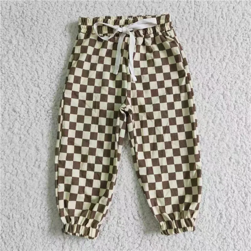 RTS NO MOQ Sibling Baby boys clothes Summer long pants