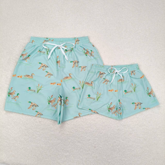 duck light green swimming trunks with kids shorts swim