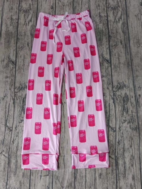 Custom moq 3 eta 6-7weeks Coke Can Pink Adult Straight Trousers