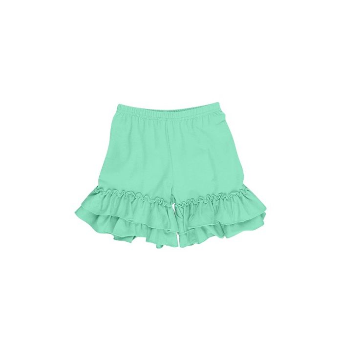 Sapphire solid color cotton shorts
