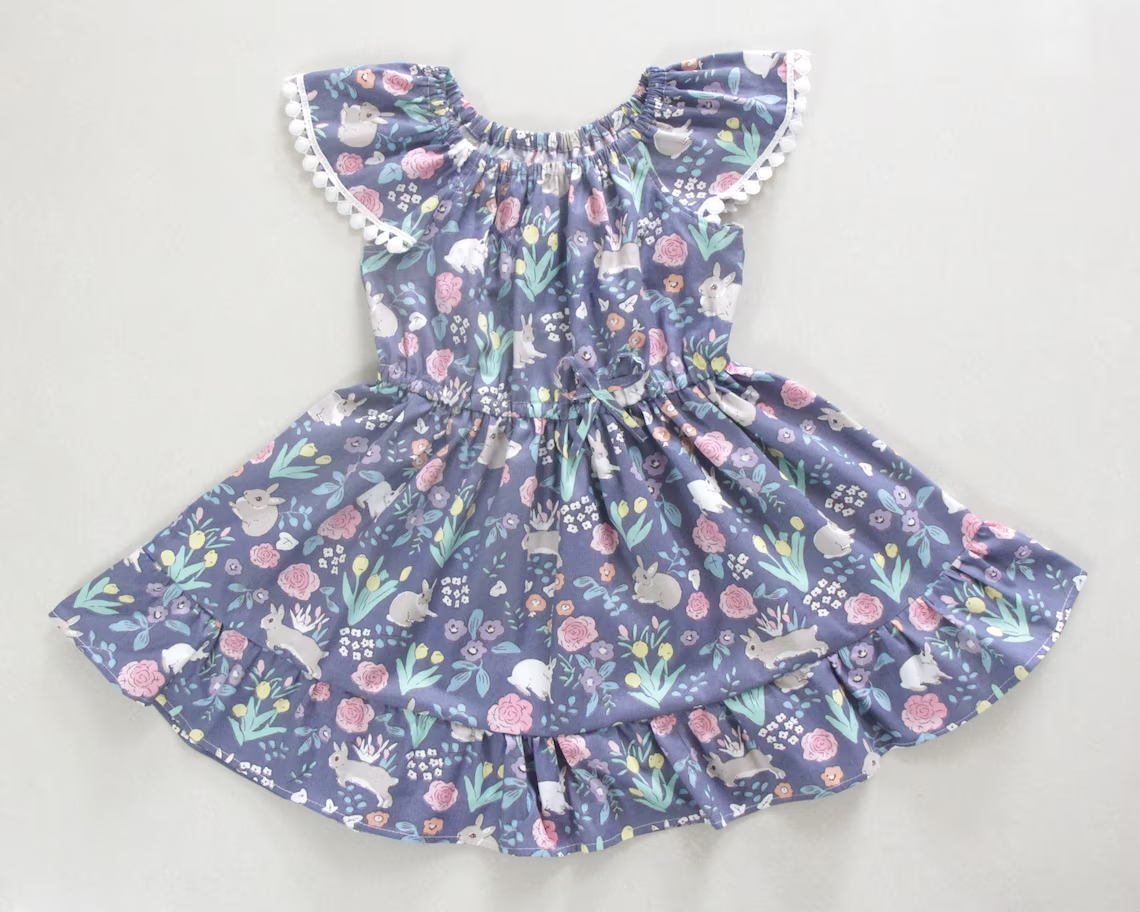purple summer dress