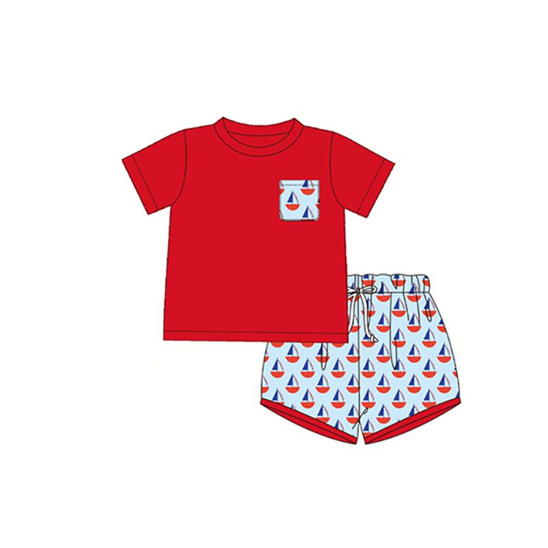 sailing red suit