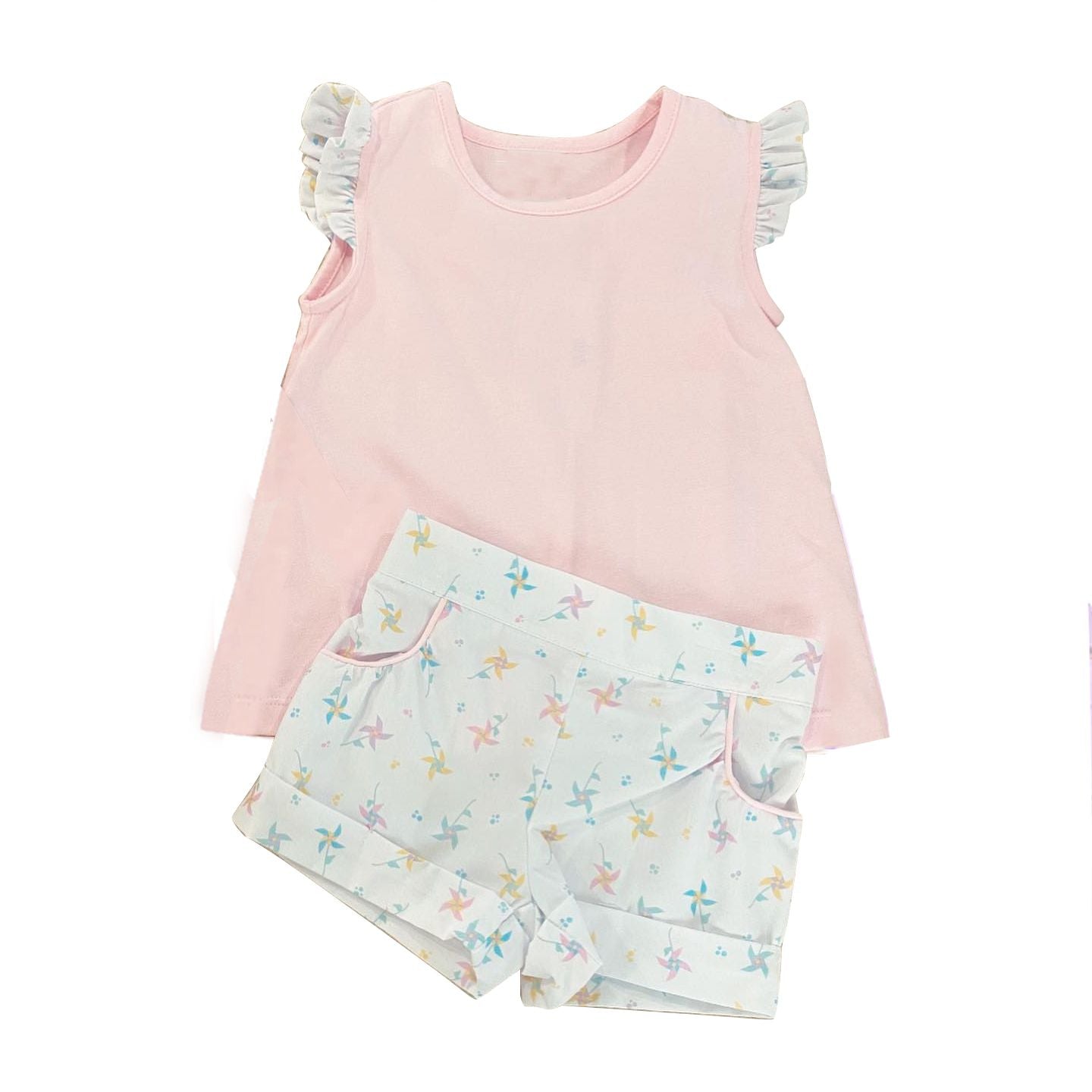 suspender plaid girl suit