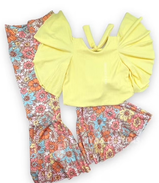 yellow flower set