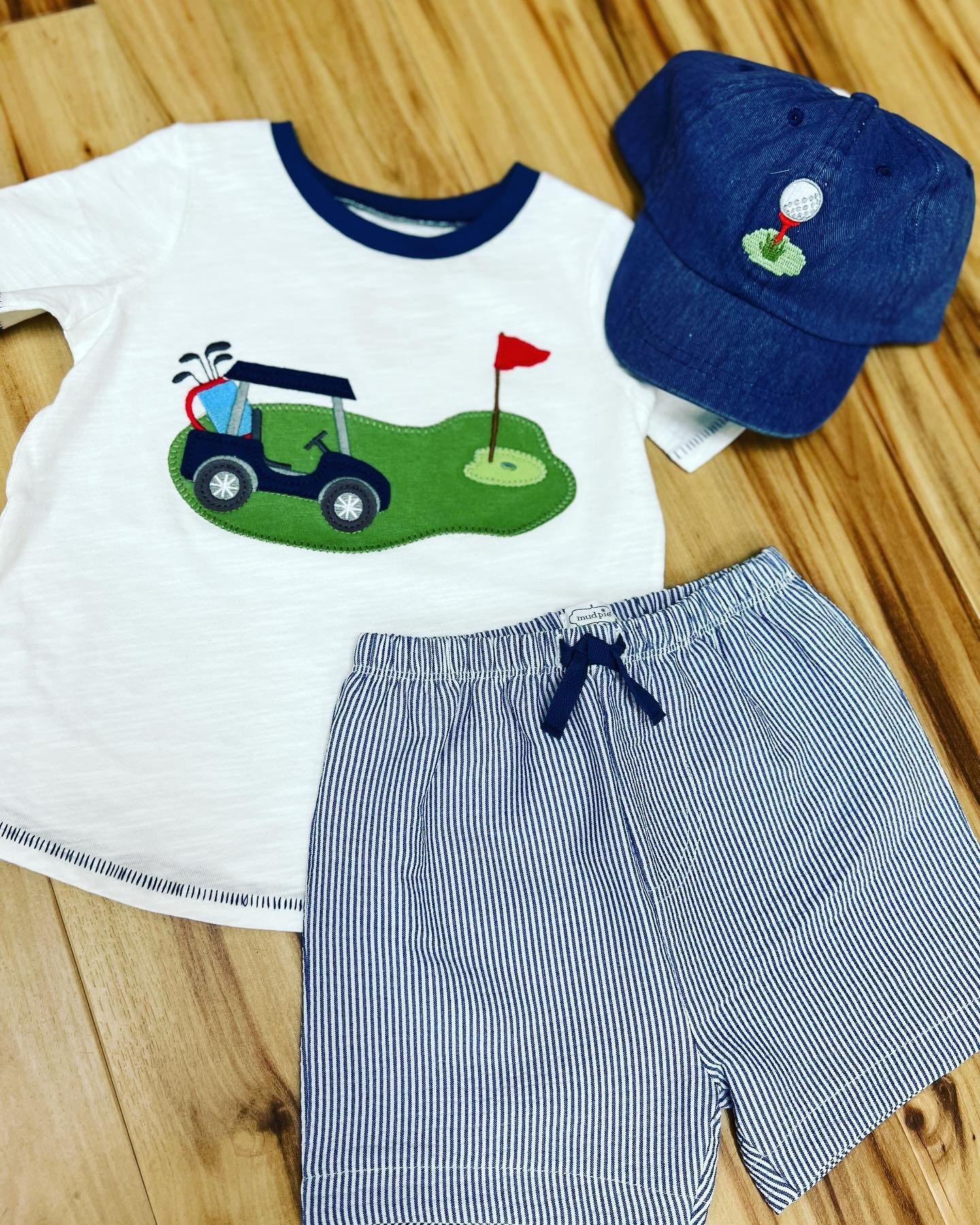 Boys embroidered blue suit