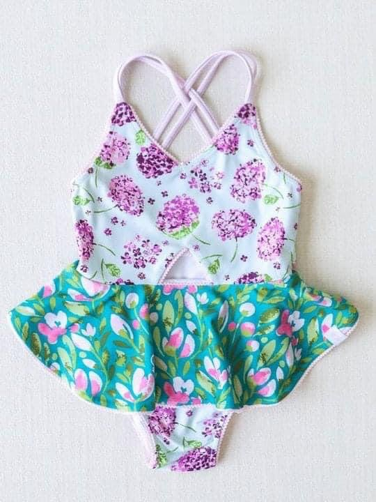 floral floral swimsuit