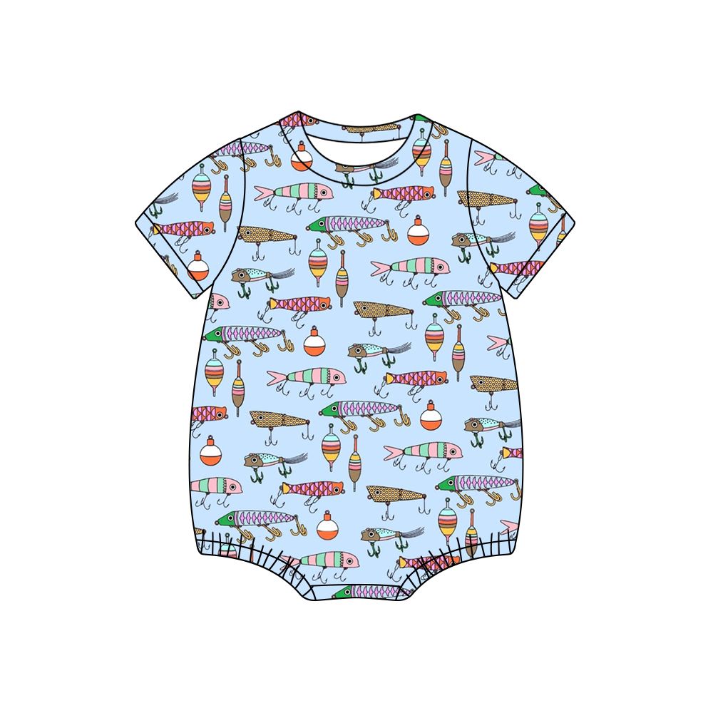 fishing summer rompers