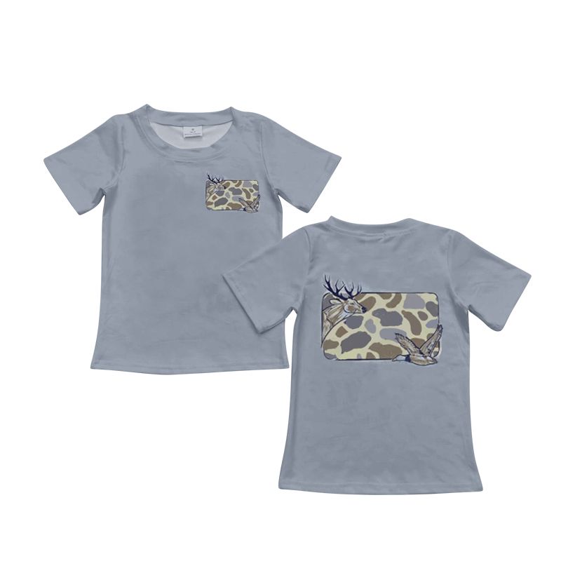 Gray boy's top