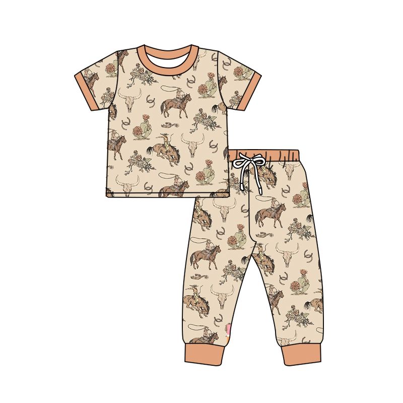 Riding boy pajama set